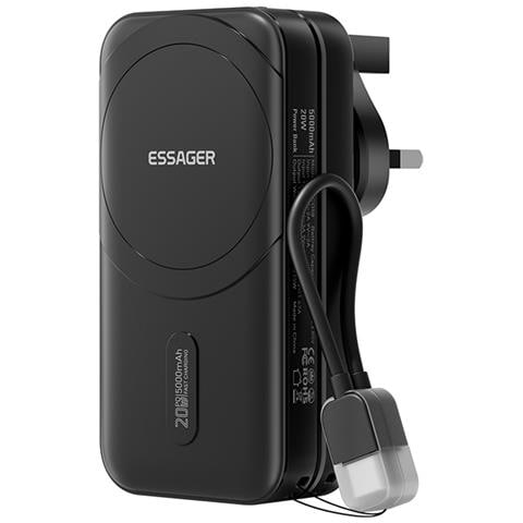 Power Bank - Nero, 5000 mAh - Foto 1