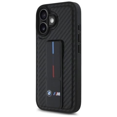 Custodia Bmw M Grip Smooth In Carbonio Per Iphone 16 - Colore Nero - Foto 2