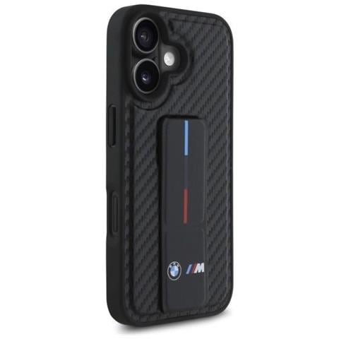 Custodia Bmw M Grip Smooth In Carbonio Per Iphone 16 - Colore Nero - Foto 4