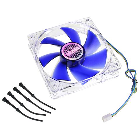 AK-FN053, Ventilatore, Computer case, 24,6 dBi, Blu, Trasparente, 0,18A, 12V - Foto 3