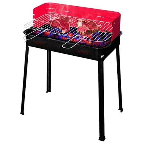 Barbecue a legna o carbone in acciaio regolabile 3 altezze - Foto 4