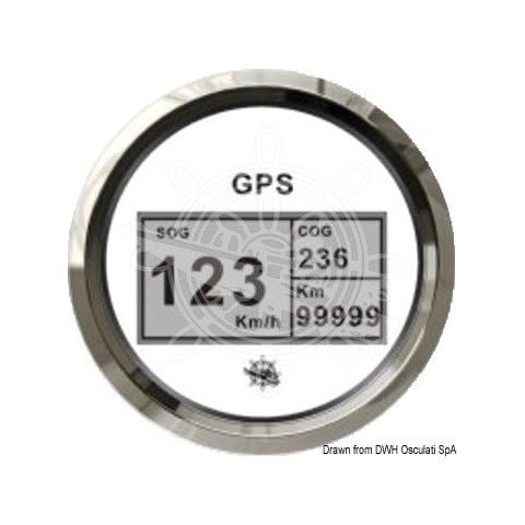Spidometro / contamiglia GPS GUARDIAN senza trasduttore Bianco / Inox - Foto 1