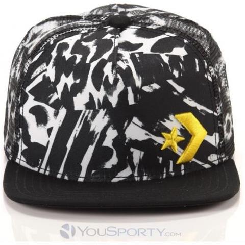 Cappello S&c Graphic Flat Brim Cap Unica Nero Fantasia - Foto 2