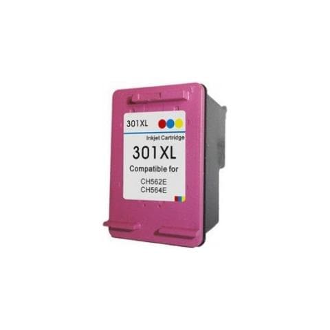 Cartuccia Hp 301c Xl Colore Compatibile Per Hp 1050,2050,2050s, 1000,3000.3050, j610a Ch564ee Capacita' 15ml (5mlx3)  - Foto 1