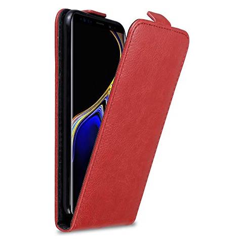 Custodia Compatibile Con Samsung Galaxy Note 9 In Rosso Mela - Coperchio Protettivo In Design Flip Con Chiusura Magnetica - Foto 1