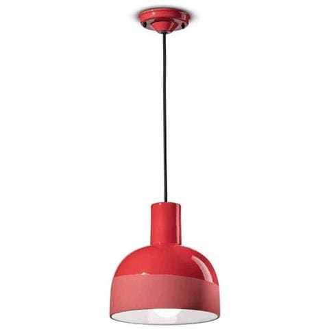 Lampada A Sospensione Decò C2400-roc Colore Rosso - Foto 1