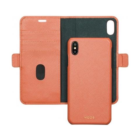 New York - Custodia A Portafoglio Con Aggancio Magnetico Per Iphone Xs Max - Ruggine - Foto 1