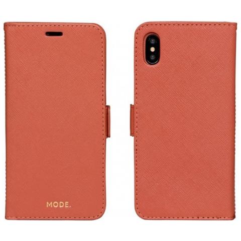 New York - Custodia A Portafoglio Con Aggancio Magnetico Per Iphone Xs Max - Ruggine - Foto 2