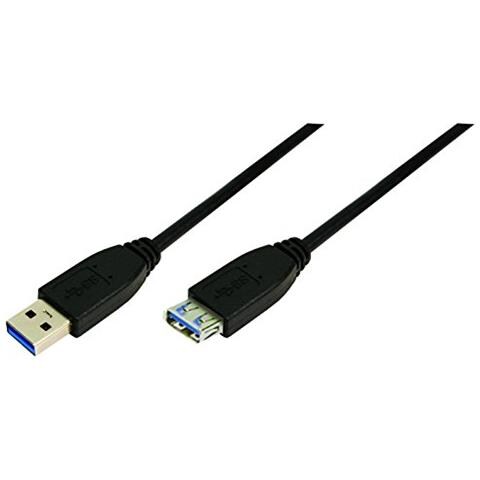 1m USB A - USB A 3.0 F / M, 3.0, USB A, USB A - Foto 1
