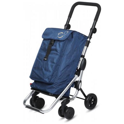 Passeggino Mercato 4 Ruote 40l Blu - 24910c217 - Foto 1