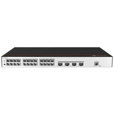 Huawei CloudEngine S5735-L24P4S-A-V2 Gestito L3 Gigabit Ethernet (10/100/1000) Supporto Power over Ethernet (PoE) 1U Nero, Argento - Foto 1