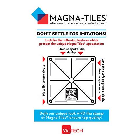 Macchinine Magna-tiles - Set Di Costruzioni Magnetiche Da 2 Pezzi Verde E Giallo, Il Marchio Di Costruzioni Magnetiche Originale - Foto 2
