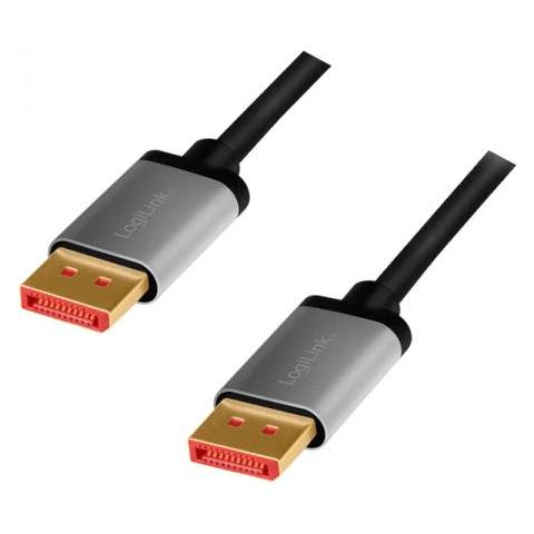 Logilink - Displayport-kabel - Displayport (m) Bis Displayport (m) - Displayport 1.4 - 2 M - Dolby Dts-hd Master Audio-u - Foto 1