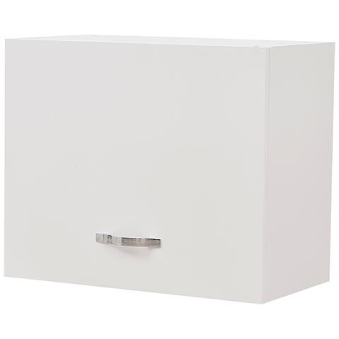 Pensile Da Cucina Ribaltabile Muro Armadio Sospeso Parete Colore Bianco - Foto 1