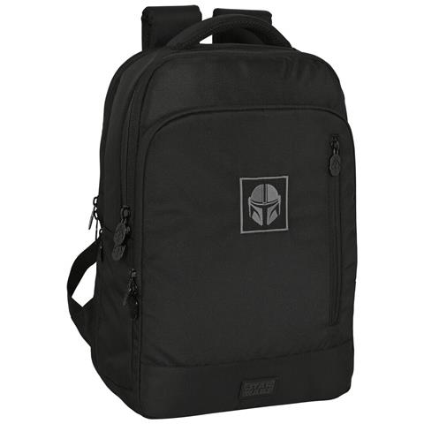 Zaino Per Pc Portatile E Tablet Con Uscita Usb The Mandalorian Nero - Foto 1