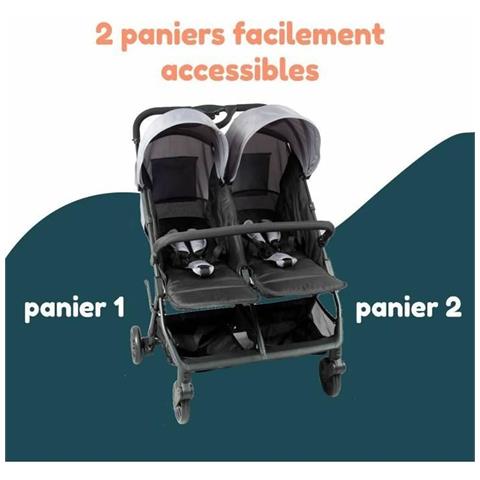 Passeggino Per Bambini Bambisol Gemellare - Foto 6