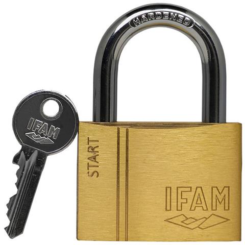 Lucchetto Con Chiave Ifam Sr50 Ottone Acciaio 1,38 X 4,77 X 3,5 Cm - Foto 1