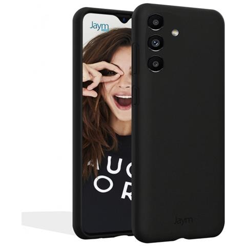 Cover Per Samsung A13 4g Premium Silicone Microfibra, Nero - Foto 1
