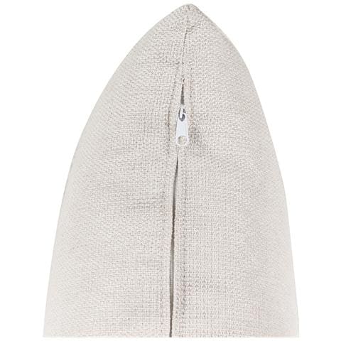 Divano Angolare 3 Posti Mariferd Tessuto Beige Chiaro Lato Destro - Foto 2