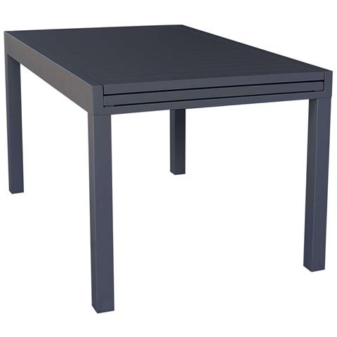 Tavolo Estensibile 135/270 Cm Da Giardino Con Struttura In Alluminio E Piano Effetto Doghe Nilo - Foto 1