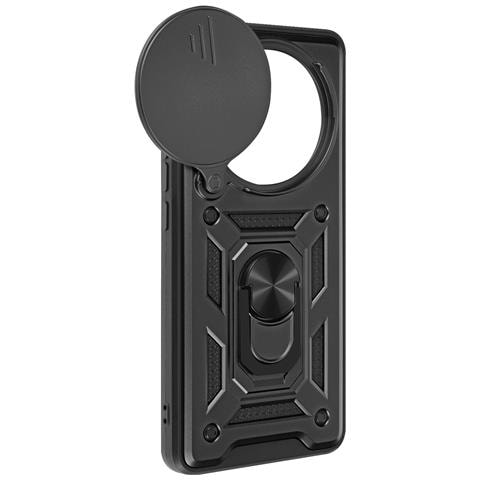 Cover Per Honor Magic 6 Lite 5g Anello Coprifotocamera Scorrevole, Nero - Foto 2