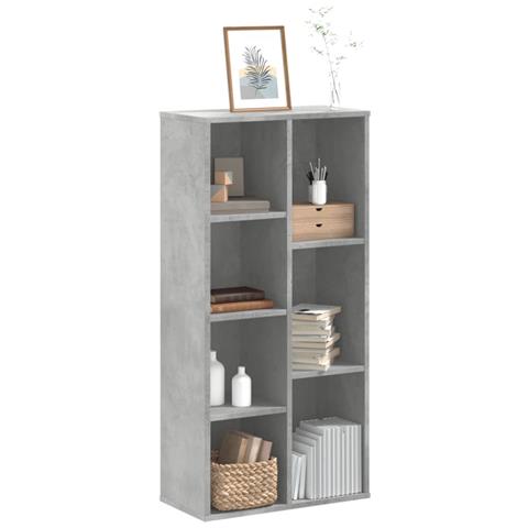 Libreria Grigio Cemento 50x25x105 Cm In Legno Multistrato - Foto 1