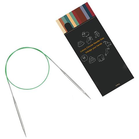 Ferri Da Maglia Circolari In Acciaio Inossidabile 2 Mm - Foto 4