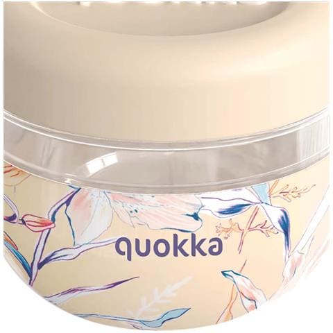 Contenitore Alimentare Con Motivo Vintage Floreale 500ml Con Coperchio, Beige - Foto 2