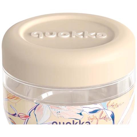 Contenitore Alimentare Con Motivo Vintage Floreale 500ml Con Coperchio, Beige - Foto 6