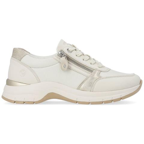 Leisure Trainers White Sneakers Sintetico E Tessile Scarpe Donna Bianco Eu 37, D0g09-80 - Foto 2