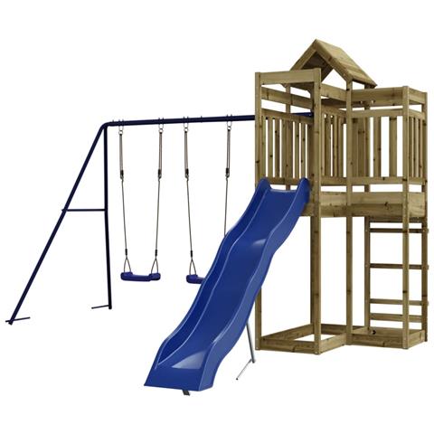 Set Da Gioco Da Esterno In Legno Di Pino Impregnato - Foto 3