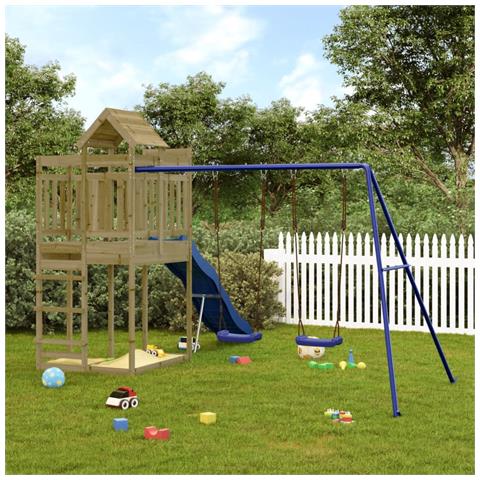 Set Da Gioco Da Esterno In Legno Di Pino Impregnato - Foto 1