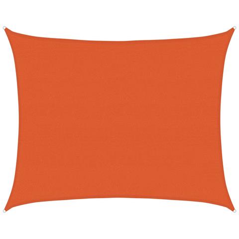 Vela Parasole 160 G/m Rettangolare Arancione 6x7 M In Hdpe - Foto 2