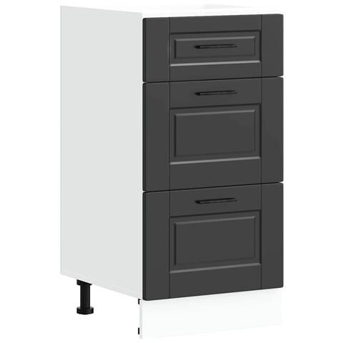 Base Da Cucina Porto Nero In Legno Multistrato - Foto 2