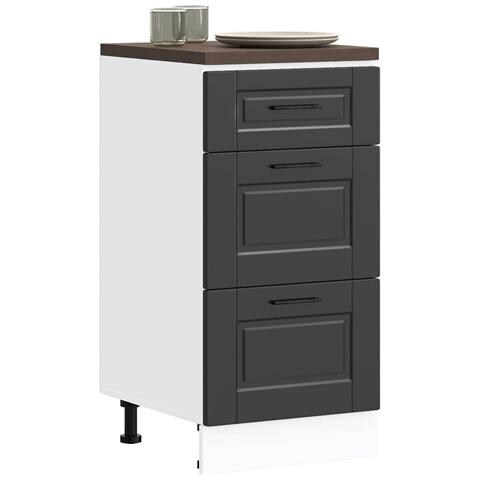 Base Da Cucina Porto Nero In Legno Multistrato - Foto 1