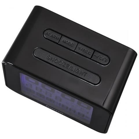 Cube Orologio Da Tavolo Digitale Rettangolare Nero - Foto 3