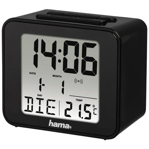 Cube Orologio Da Tavolo Digitale Rettangolare Nero - Foto 1