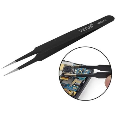 Pinzette Di Precisione Per L'applicazione Della Pellicola Idrogel, Nero - Foto 2