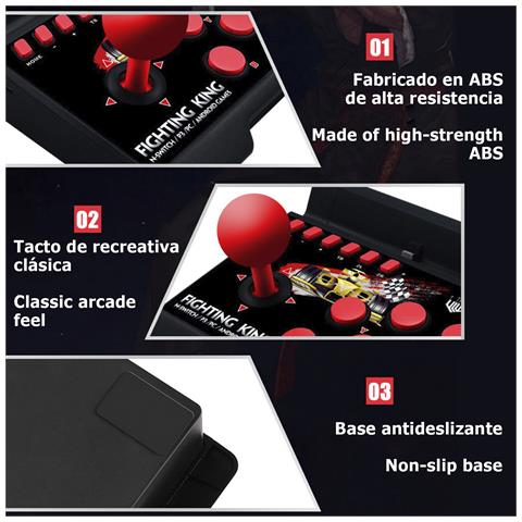 Joystick Ns-007 Gaming Arcade Di Controllo Per Nintendo Switch, Ps3, Pc E Android Tv. - Foto 2