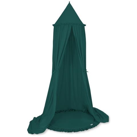 Tenda Sospesa Per Bambini E Tappeto Da Gioco, Colore Verde Bottiglia. - Foto 1