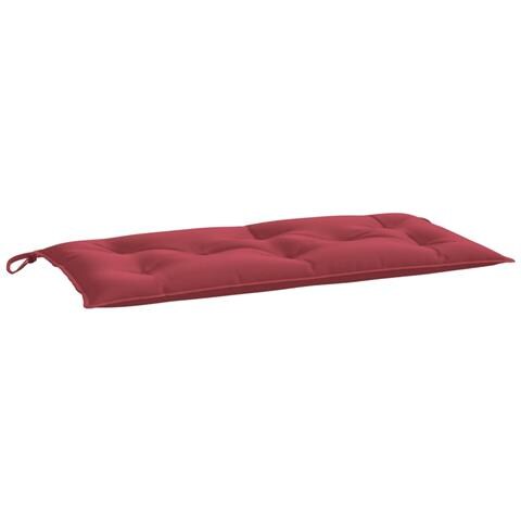 Cuscino Per Panca Rosso Vino 110x50x7 Cm In Tessuto Oxford - Foto 1