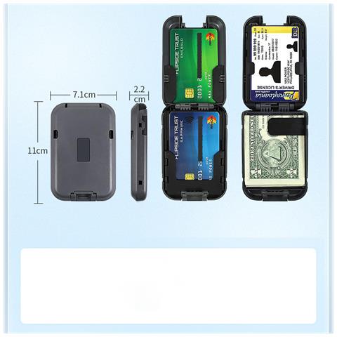 Porta Carte Di Credito In Metallo Con Blocco Rfid Green - Foto 4