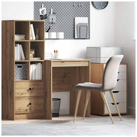 Scrivania Rovere artigianale Legno ingegnerizzato 60 x 50 x 76 cm - Foto 2