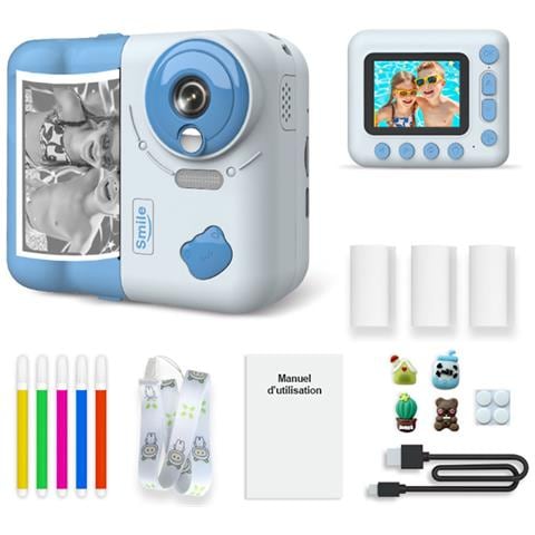 Instakid 48 Mp Fotocamera Per Bambini Con Stampa E Filtri - Foto 1