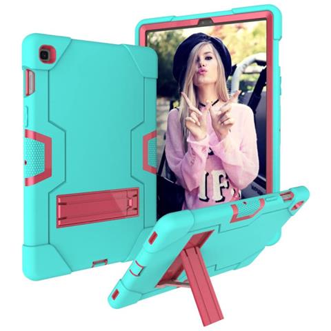 Custodia Per Samsung Tab A7 10.4"" Antiurto Con Supporto Menta - Foto 1