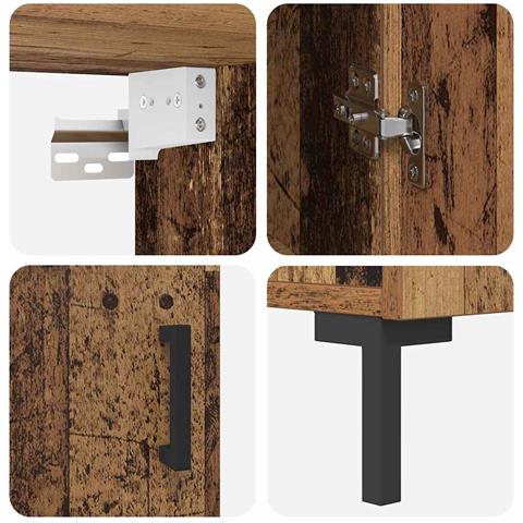 Credenza Legno vecchio 69,5 x 34 x 180 cm Legno multistrato - Foto 9