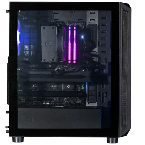 PC Desktop Gaming 5901443422419 AMD Ryzen 7 8700F RAM 32GB SSD 2TB Radeon RX 9070 8xUSB Nero - Foto 2