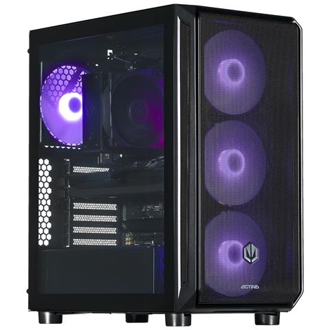 PC Desktop Gaming 5901443422419 AMD Ryzen 7 8700F RAM 32GB SSD 2TB Radeon RX 9070 8xUSB Nero - Foto 1