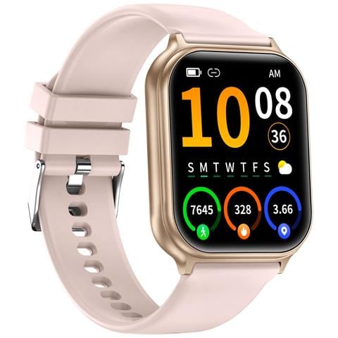 Smartwatch Multifunzionale Con Monitoraggio Della Salute E Supporto Per Chiamate Bluetooth Pink - Foto 6