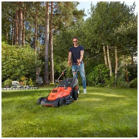 BEMW481BH-GB tagliaerba Tagliaerba a spinta AC Nero, Arancione - Foto 2